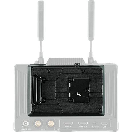 Hollyland battery plate for Pyro 7 transceiver monitor with V-Mount or Gold Mount battery compatibility