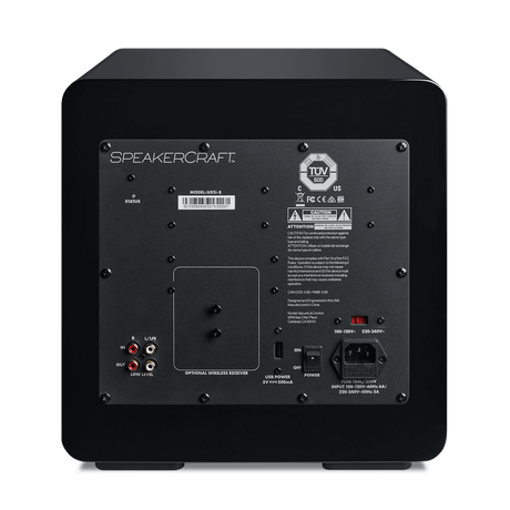 SpeakerCraft HRSi-8 8-Inch 1000W Powered Subwoofer with DSP