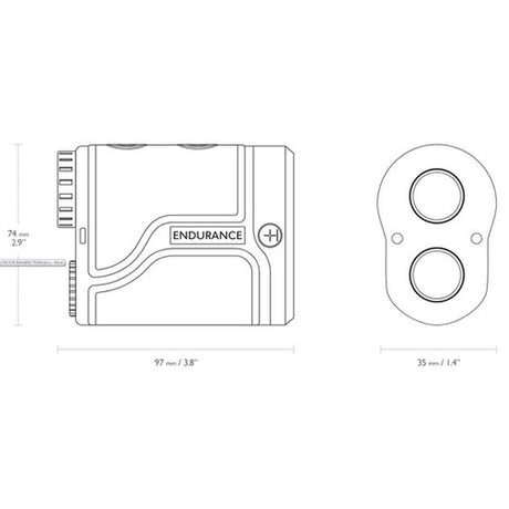 Hawke 41210 6x21 Endurance 700 Laser Rangefinder