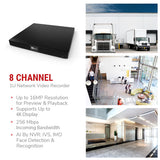 IC Realtime NVR-FX08POE 8 channel 16MP network video recorder with PoE ports