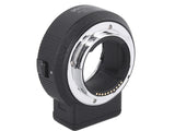 Commlite CM-ENF-E1-PRO electronic lens adapter, Nikon F-mount lens to Sony E-mount camera, with autofocus, electronic aperture control, EXIF data transmission, 0.71x focal reducer, and VR stabilization support