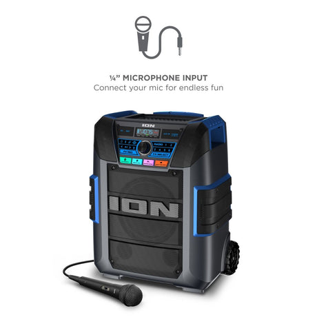 ION Audio Explorer XL All-Weather Proof w/Premium 5-Speaker Sound high power portable outdoor sound Bluetooth party speaker