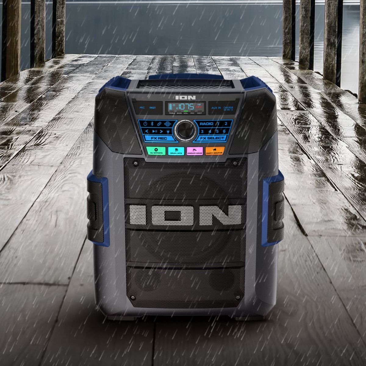 ION Audio Explorer XL All-Weather Proof w/Premium 5-Speaker Sound high power portable outdoor sound Bluetooth party speaker