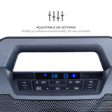 ION Audio Game Day Primetime Light-Up Speaker portable party speaker with lighting effects for events with Bluetooth 5.0