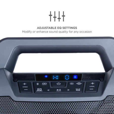 ION Audio Game Day Primetime Light-Up Speaker portable party speaker with lighting effects for events with Bluetooth 5.0