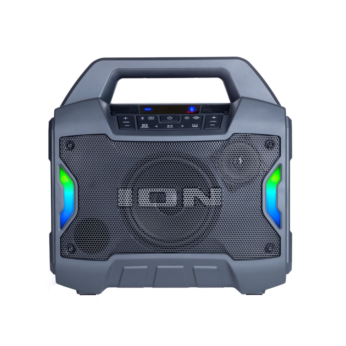 ION Audio Game Day Primetime Light-Up Speaker portable party speaker with lighting effects for events with Bluetooth 5.0