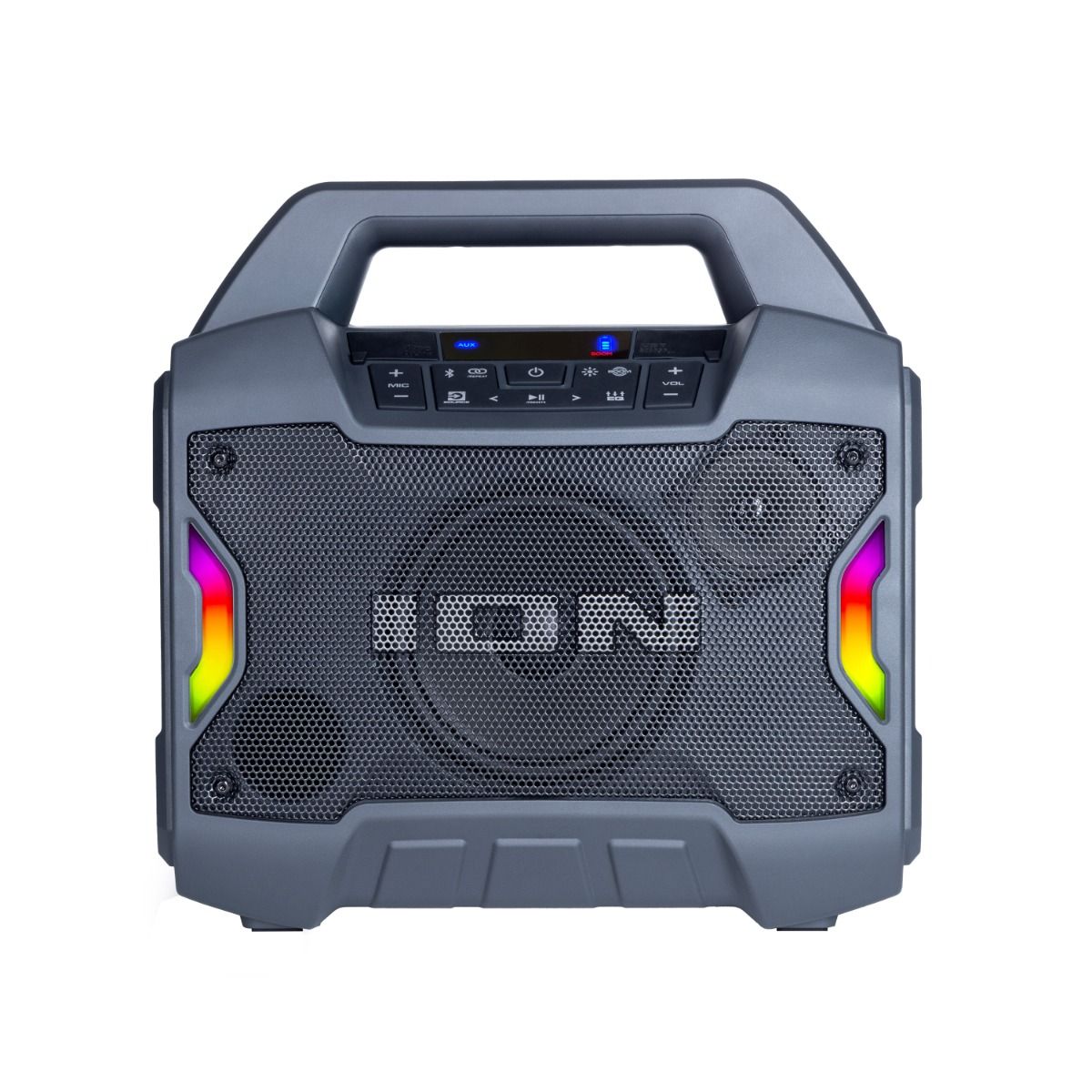 ION Audio Game Day Primetime Light-Up Speaker portable party speaker with lighting effects for events with Bluetooth 5.0