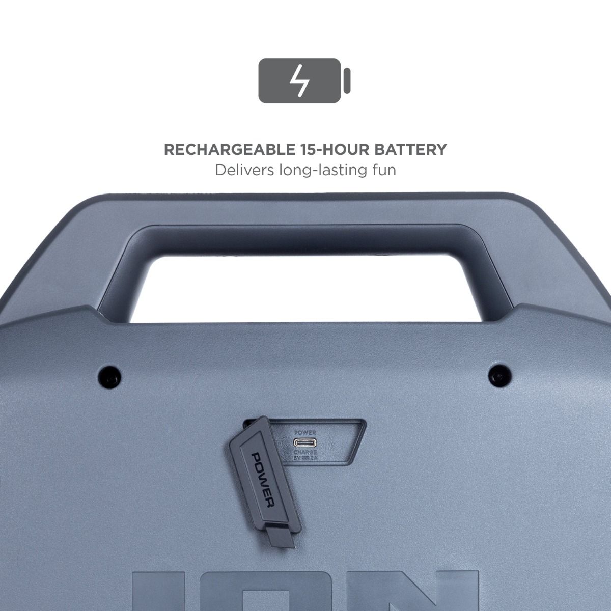 ION Audio Game Day Primetime Light-Up Speaker portable party speaker with lighting effects for events with Bluetooth 5.0