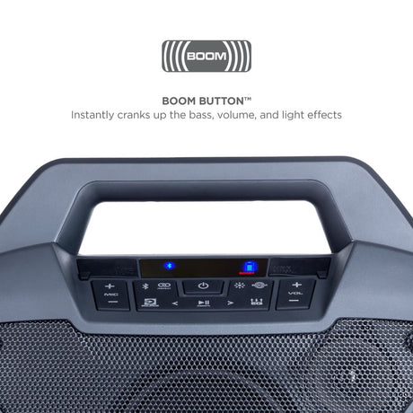 ION Audio Game Day Primetime Light-Up Speaker portable party speaker with lighting effects for events with Bluetooth 5.0