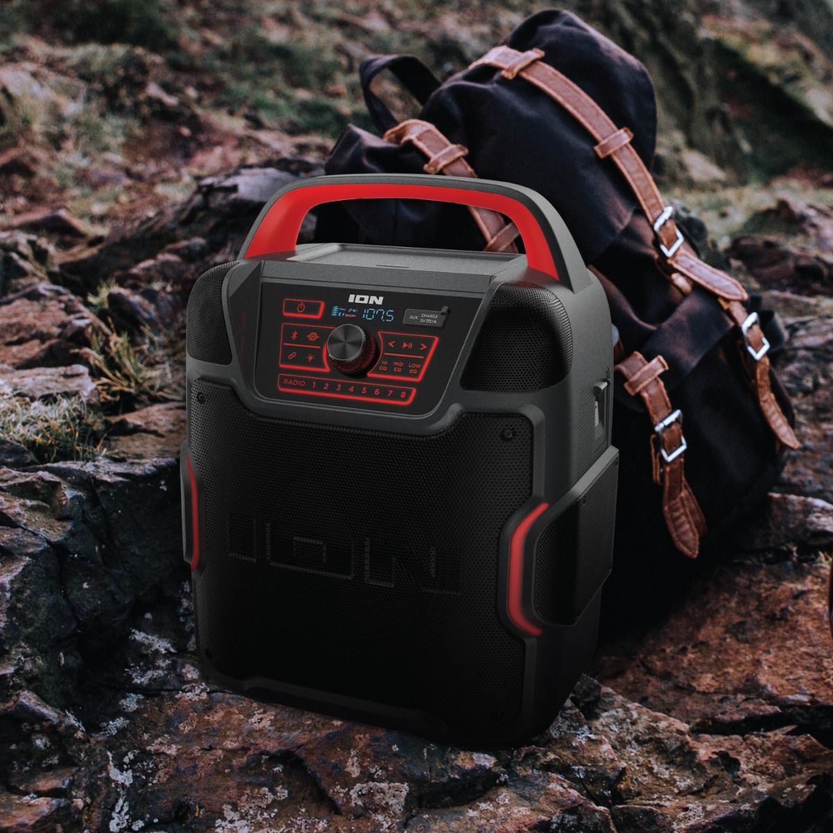 ION Audio Pathfinder 320 portable all weather speaker high power outdoor Bluetooth speaker for events and parties