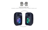 ION Audio Pro Glow Express Bluetooth Light-Up Speaker with LED lighting effects wireless audio