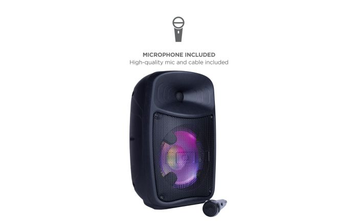 ION Audio Pro Glow Express Bluetooth Light-Up Speaker with LED lighting effects wireless audio