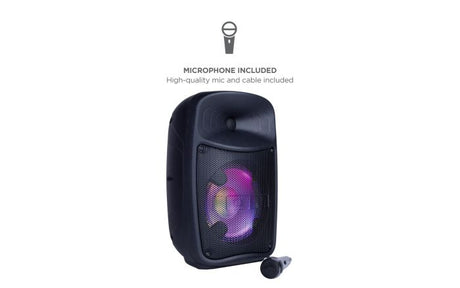 ION Audio Pro Glow Express Bluetooth Light-Up Speaker with LED lighting effects wireless audio