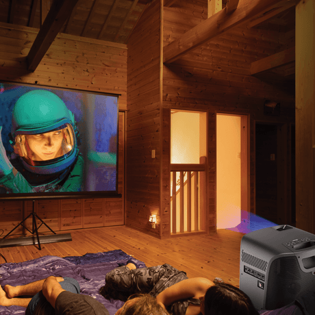 ION Audio Projector Deluxe HD Battery/AC Powered 720P HD LED home entertainment Bluetooth Projector