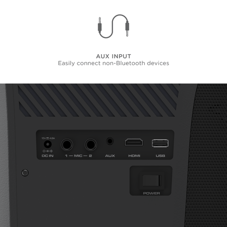ION Audio Projector Deluxe HD Battery/AC Powered 720P HD LED home entertainment Bluetooth Projector