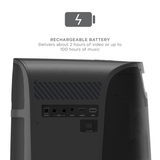 ION Audio Projector Deluxe HD Battery/AC Powered 720P HD LED home entertainment Bluetooth Projector