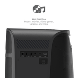 ION Audio Projector Deluxe HD Battery/AC Powered 720P HD LED home entertainment Bluetooth Projector