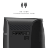 ION Audio Projector Deluxe HD Battery/AC Powered 720P HD LED home entertainment Bluetooth Projector