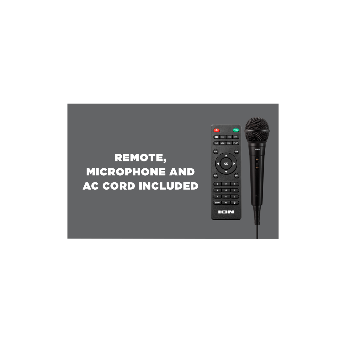 ION Audio Projector Deluxe HD Battery/AC Powered 720P HD LED home entertainment Bluetooth Projector