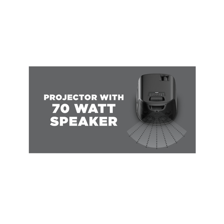 ION Audio Projector Deluxe HD Battery/AC Powered 720P HD LED home entertainment Bluetooth Projector
