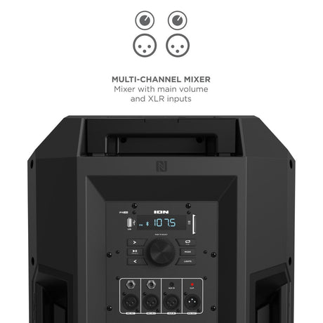 ION Audio Total PA Live High Power Bluetooth Light-Up portable party event Speaker