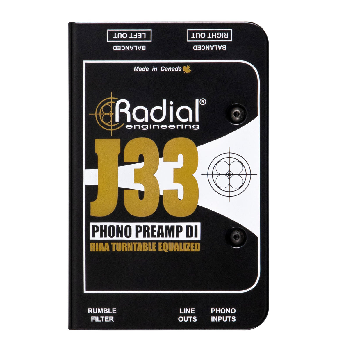 Radial J33 | RIAA Turntable Pre-amp and DI