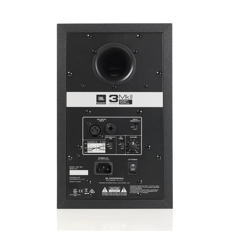 JBL 305P MkII 5-inch powered Two-Way studio monitor with Image Control Waveguide, dual 41W Class-D amps, Boundary EQ, HF Trim, and XLR/TRS inputs