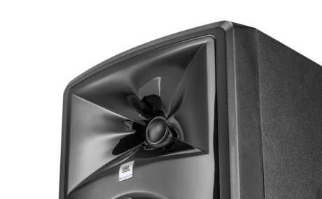 JBL 305P MkII 5-inch powered Two-Way studio monitor with Image Control Waveguide, dual 41W Class-D amps, Boundary EQ, HF Trim, and XLR/TRS inputs