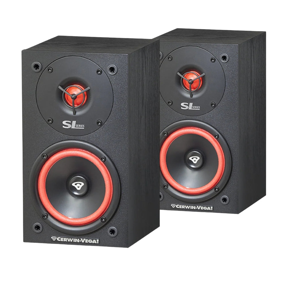 Cerwin-Vega SL-5M 5-1/4 2-Way Bookshelf Speaker, Pair