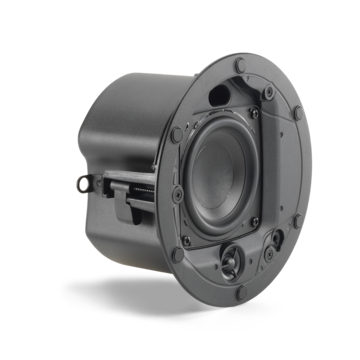 JBL - JBL Control 414C/T Micro 4-Inch 2-Way Ceiling Loudspeaker Low-Profile (Pair) - JBL-C414MC/T