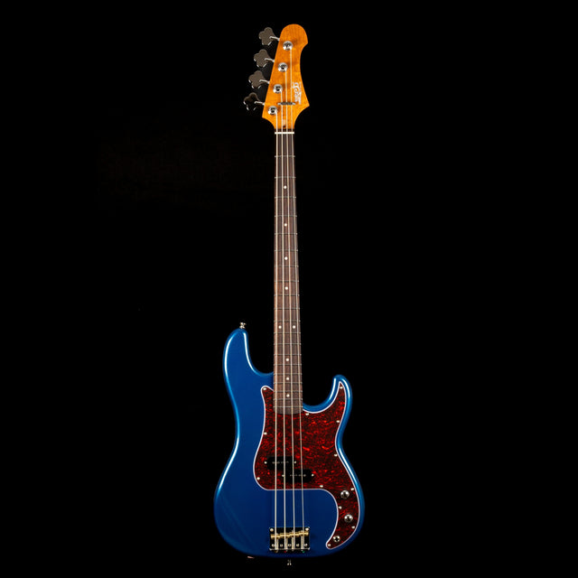 JET Guitars JPB-300 NBL Electric P-Bass Roasted Poplar Blue