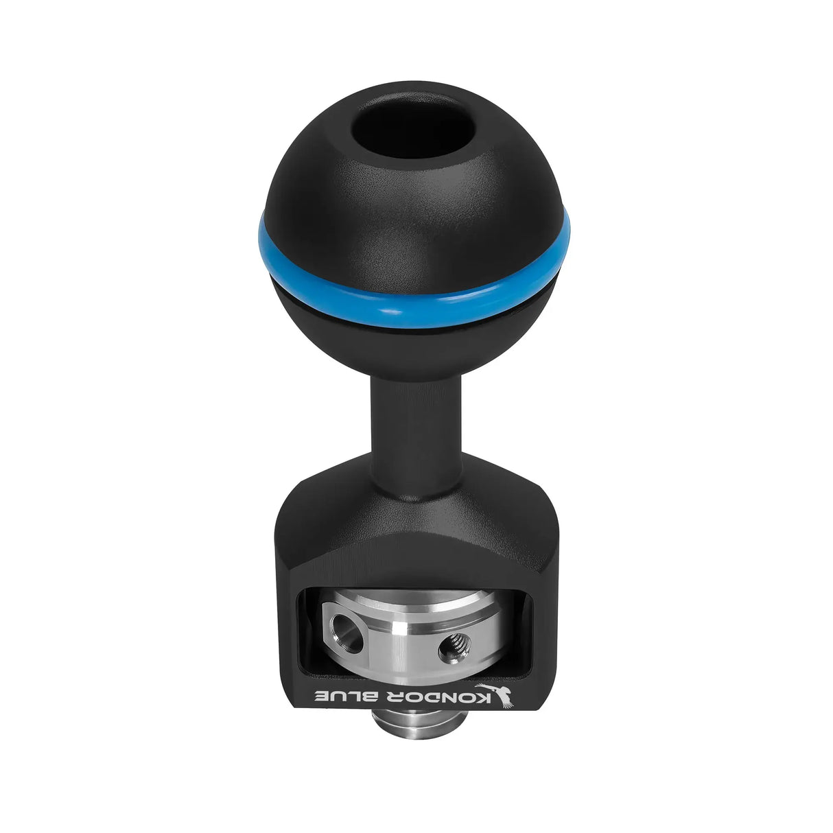 Kondor Blue 3/8 Inch Ball Head with Locating Pins for Magic Arms, Black