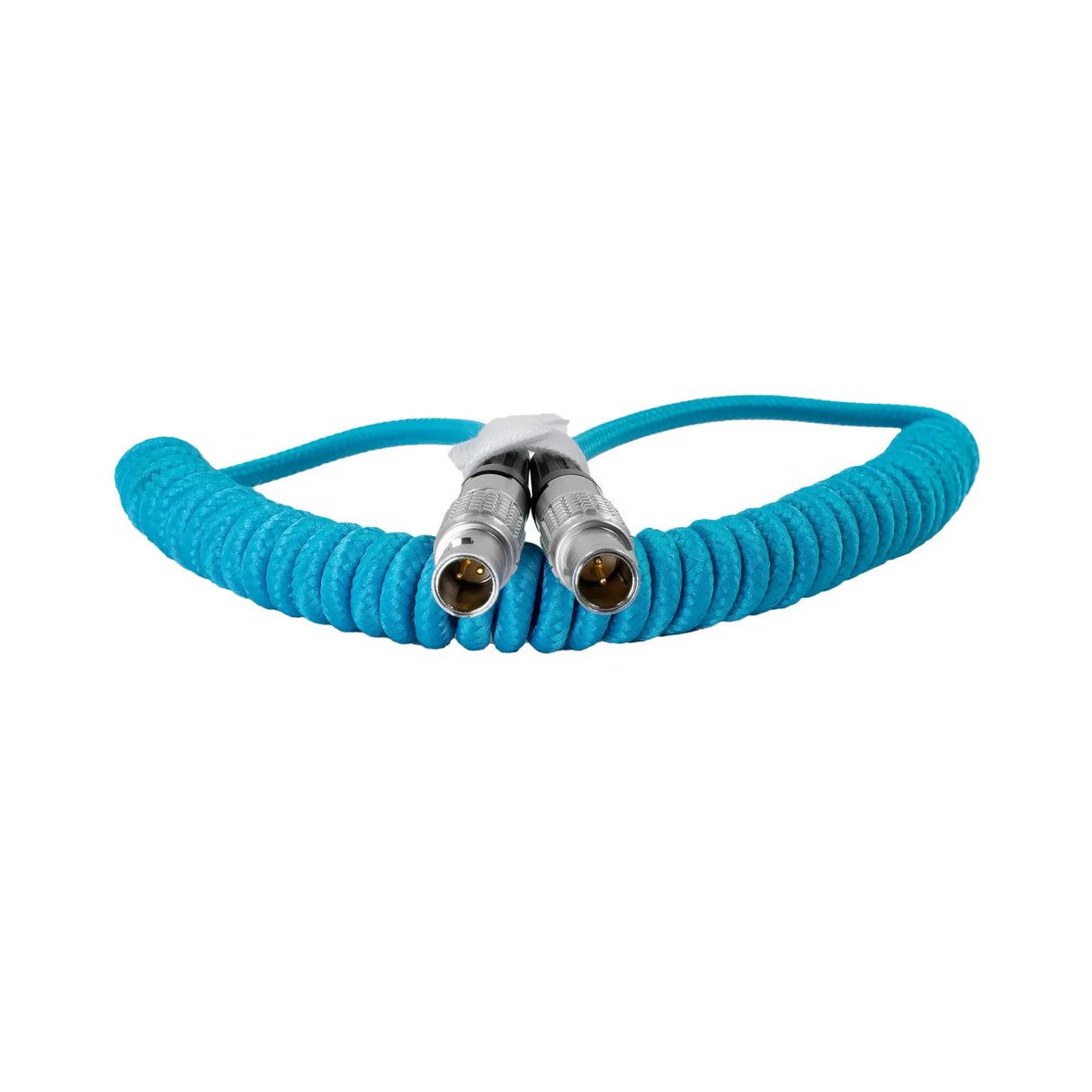 Kondor Blue LEMO to LEMO 2 Pin 0B Male Coiled Power Cable for ARRI/Teradek