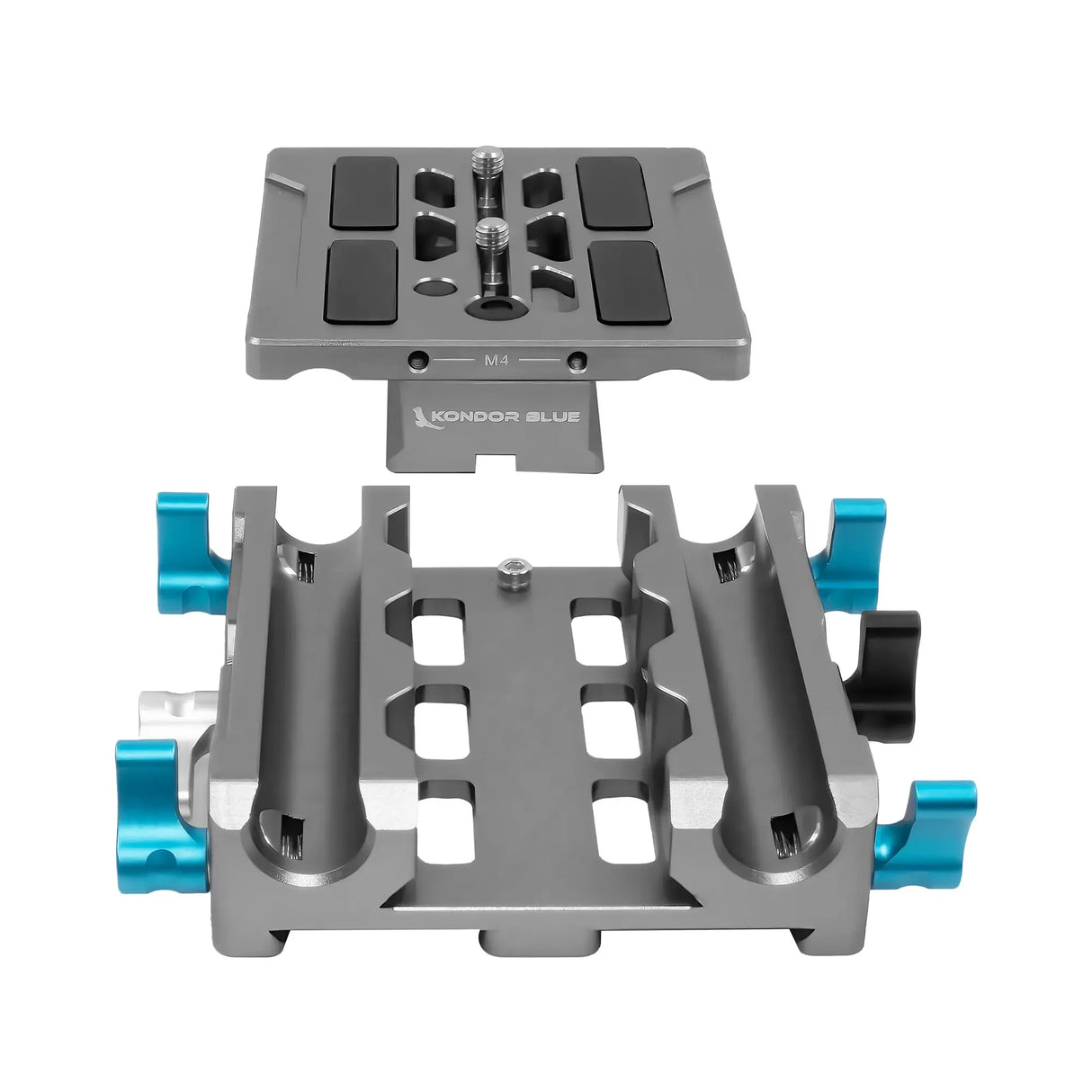 Kondor Blue LWS ARRI Bridge Riser Plate for RED V-Raptor, Space Gray