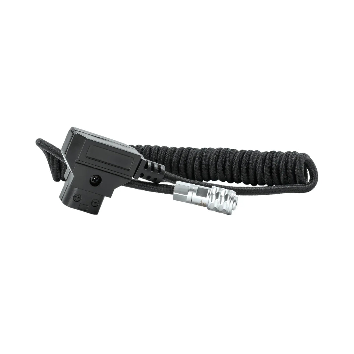 Kondor Blue WeipuBM4kCoil-Bk-FBM Coiled D-Tap to BMPCC 6K/4K Power Cable, Black