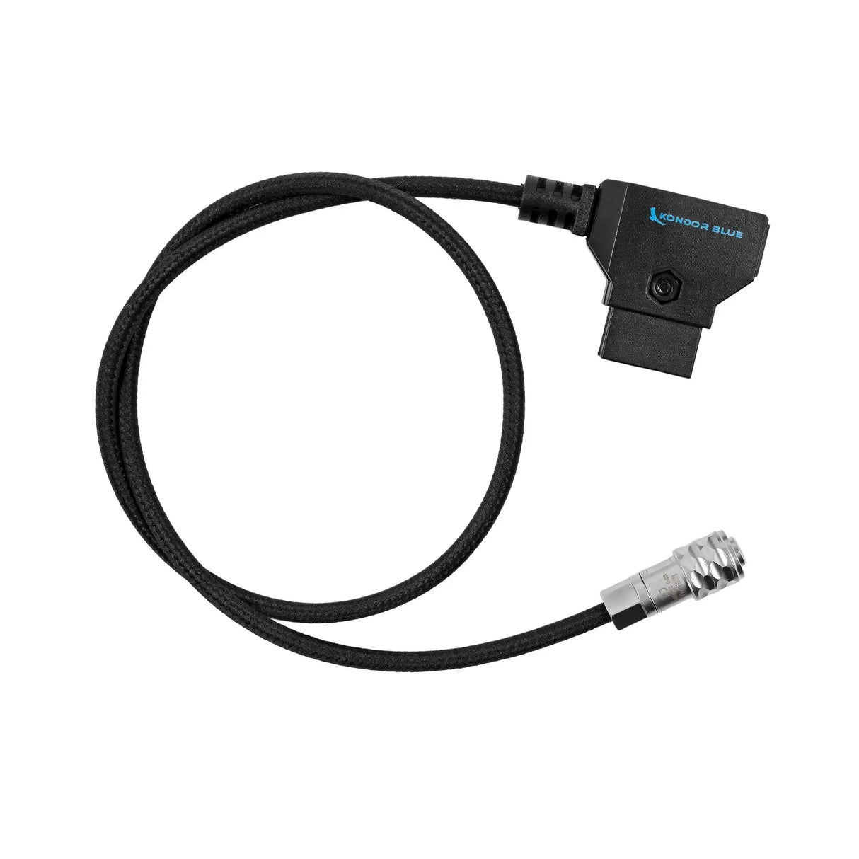 Kondor Blue WeipuDtap-Bk-FBM 20 Inch D-Tap to BMPCC 4K/6K Power Cable, Black