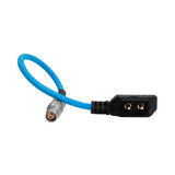 Kondor Blue 6-Inch D-Tap to 2-Pin Lemo Female Adapter Cable