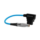 Kondor Blue 6-Inch D-Tap to 2-Pin Lemo Female Adapter Cable