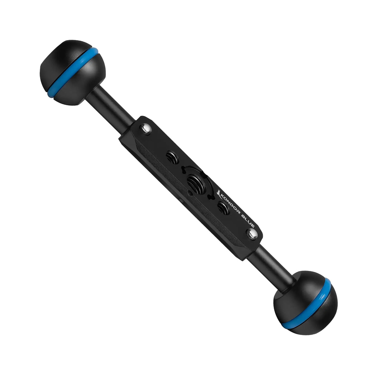 Kondor Blue Cine Magic Arm 6-Inch Extension Bar, Double Ball Head, Raven Black