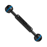 Kondor Blue Cine Magic Arm 6-Inch Extension Bar, Double Ball Head, Raven Black