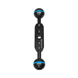 Kondor Blue Cine Magic Arm 6-Inch Extension Bar, Double Ball Head, Raven Black