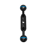 Kondor Blue Cine Magic Arm 6-Inch Extension Bar, Double Ball Head, Raven Black