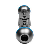 Kondor Blue Cine Magic Arm 6-Inch Extension Bar, Double Ball Head, Space Gray