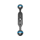 Kondor Blue Cine Magic Arm 6-Inch Extension Bar, Double Ball Head, Space Gray