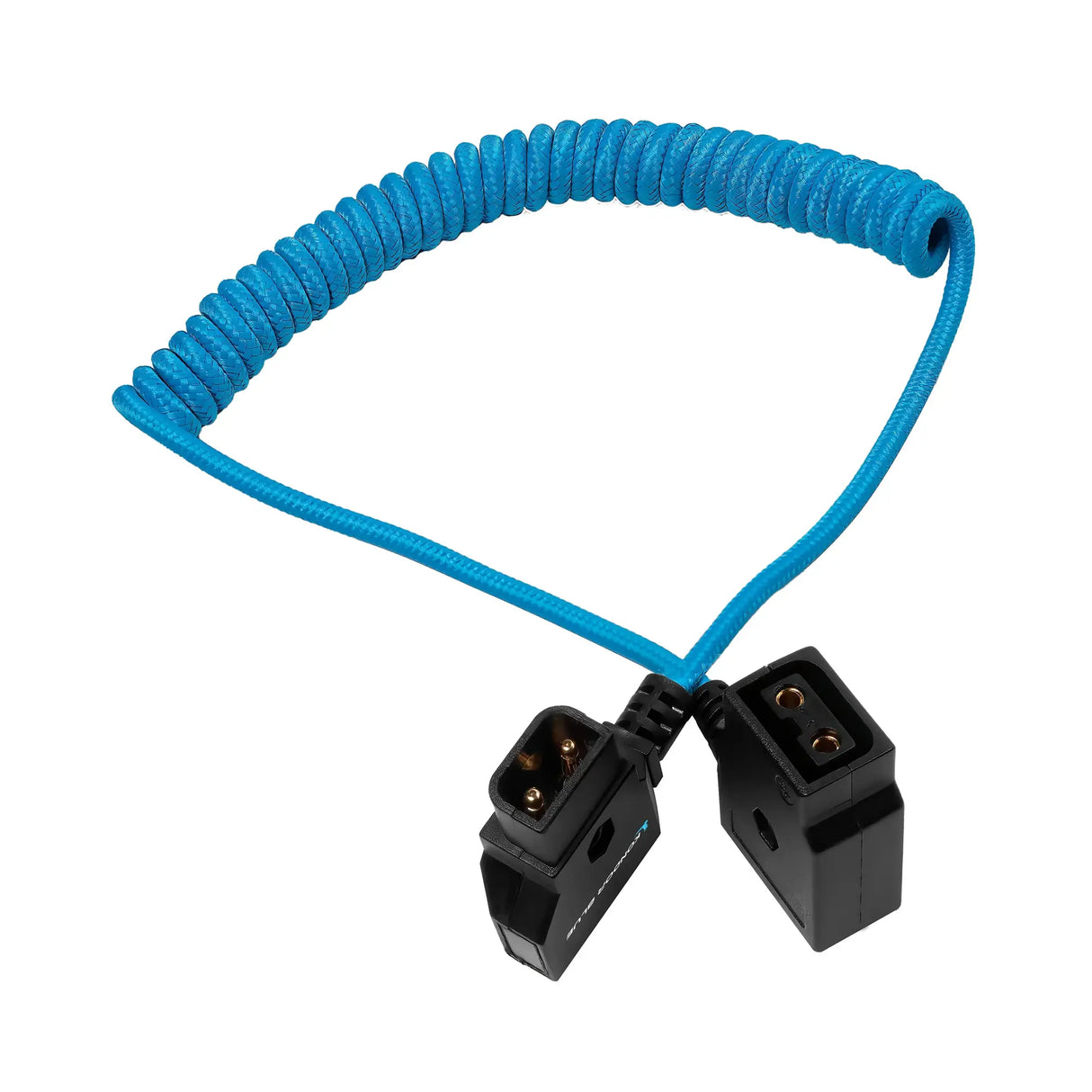 Kondor Blue D-Tap Extension Male to Female Coiled Cable
