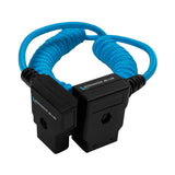 Kondor Blue D-Tap Extension Male to Female Coiled Cable
