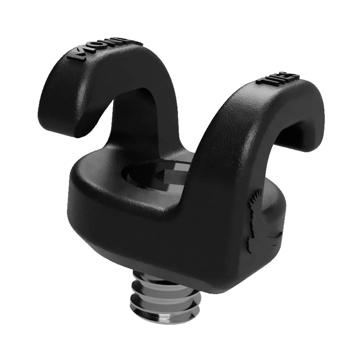 Kondor Blue KB-MT-5-Bk 1/4-20 Mondo Ties Cable Management Clips for Cameras, Raven Black 5-Pack