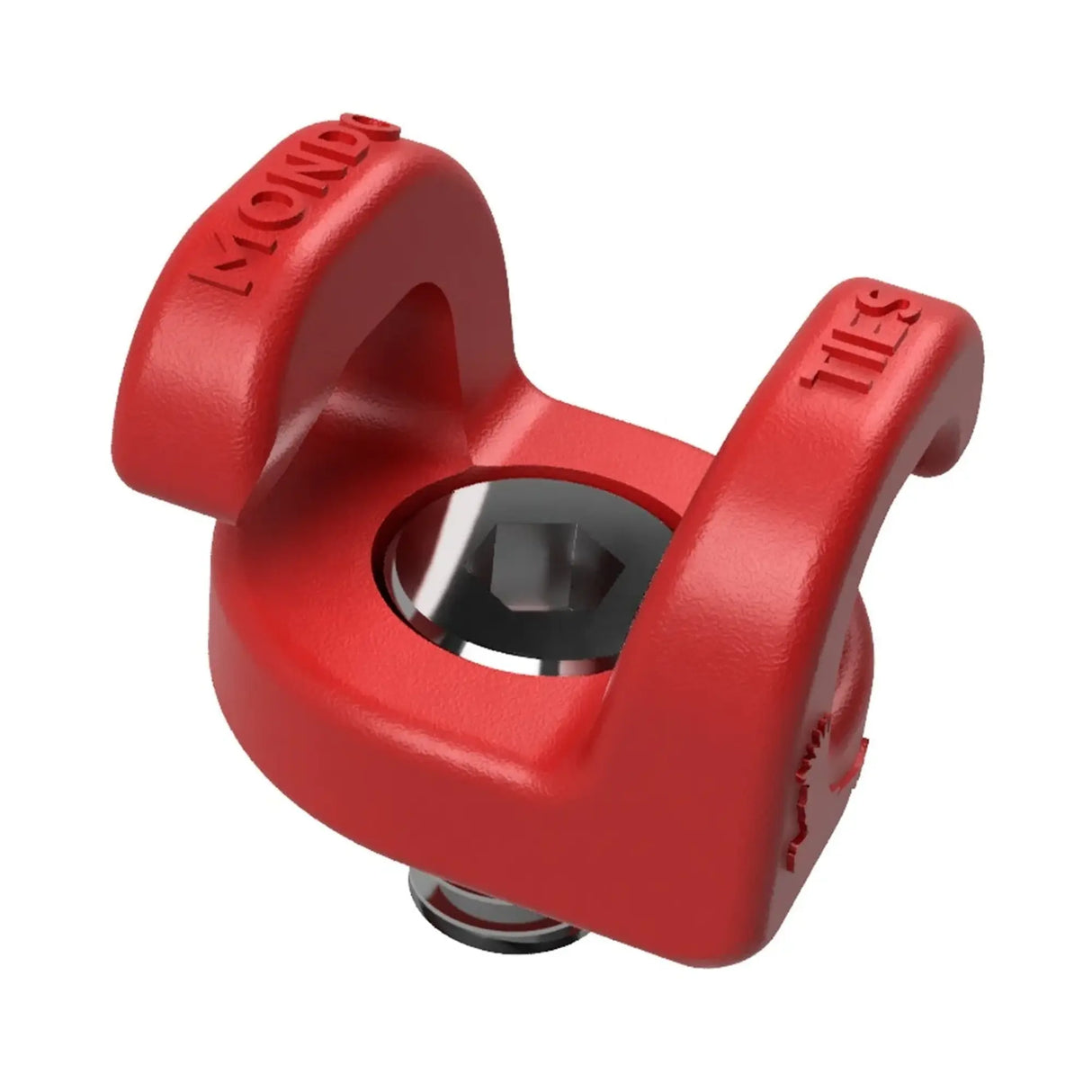 Kondor Blue KB-MT-5-R 1/4-20 Mondo Ties Cable Management Clips for Cameras, Cardinal Red 5-Pack