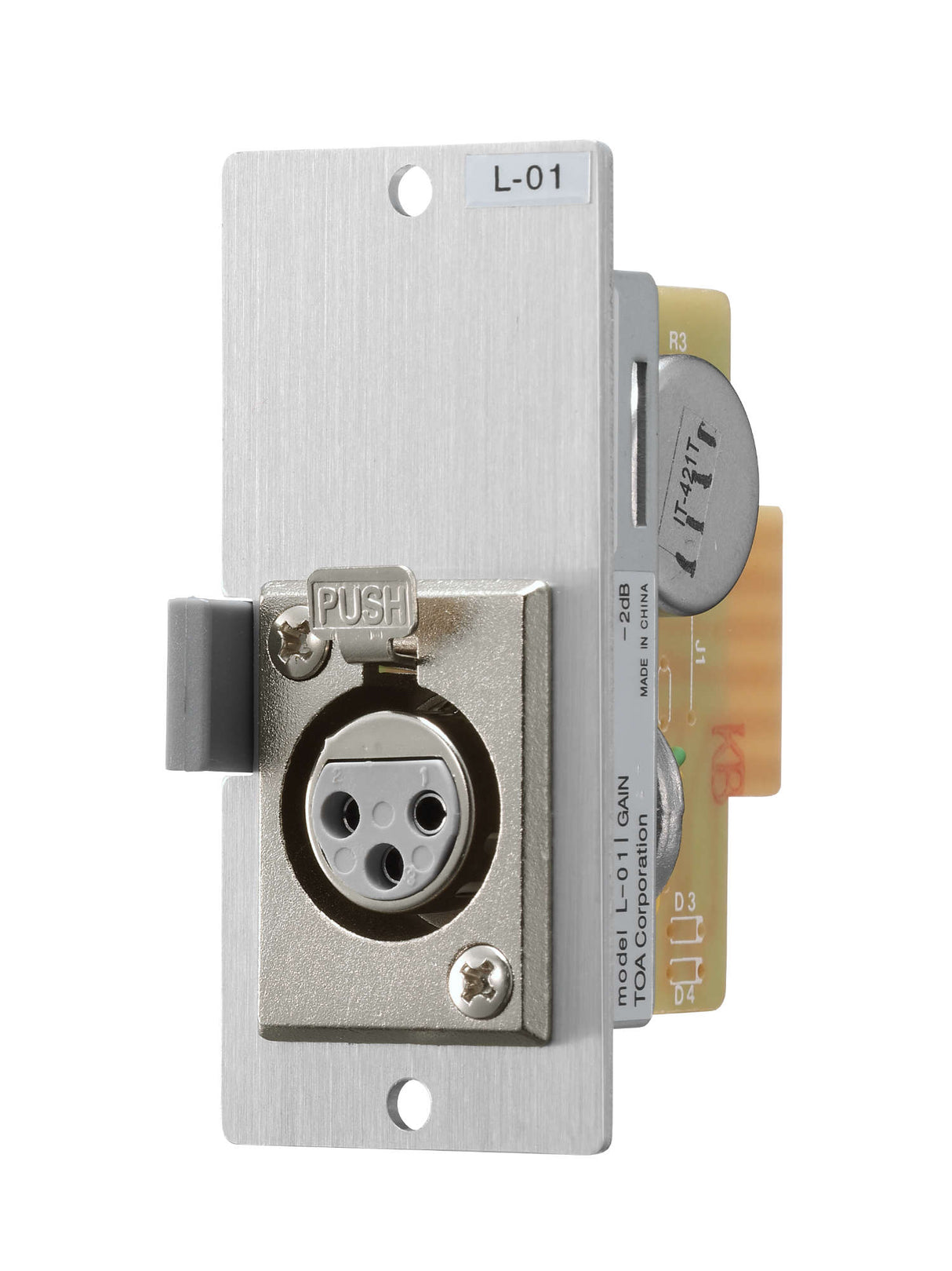 TOA L-01F 600-Ohm Balanced Line Matching Input Module for 900 Series