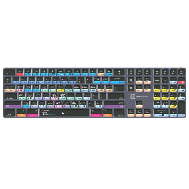 Logickeyboard TITAN Fender Studio Pro Wireless Backlit Keyboard for Mac